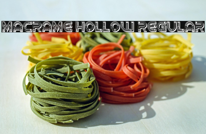 Macrame Hollow Regular Example 1