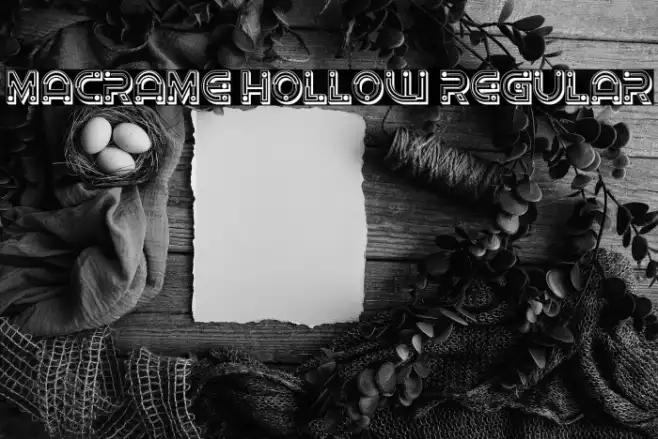 Macrame Hollow Regular Example 3