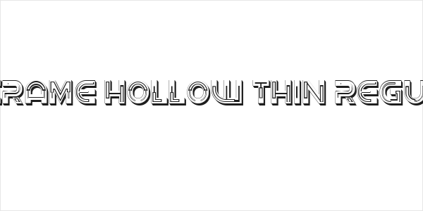 Macrame Hollow Thin Regular Logo