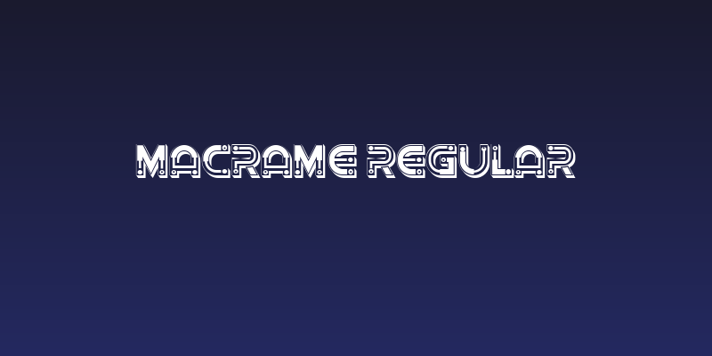 Macrame Regular Social Header