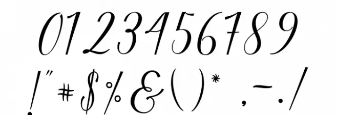 MacrofhyllyaScript Font OTHER CHARS