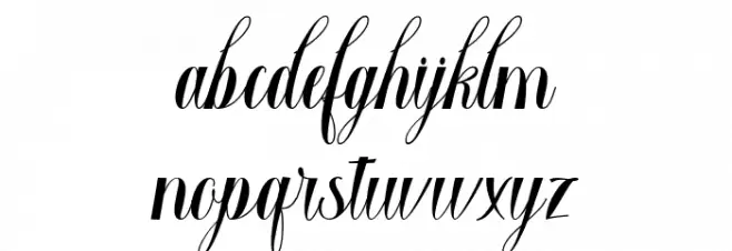 MacrofhyllyaScript Font Litere mici