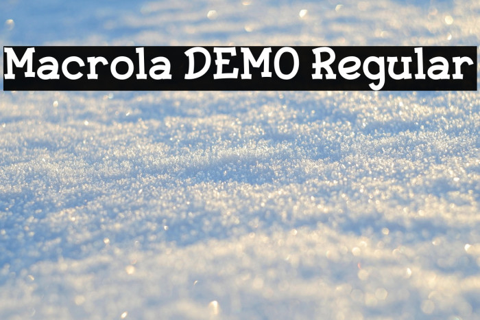 Macrola DEMO Regular Example 2