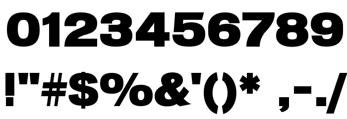 Macromedia Font OTHER CHARS