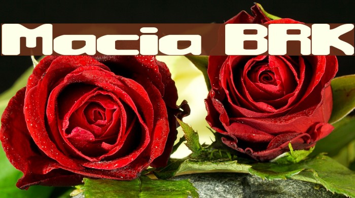 Macropsia BRK Font examples