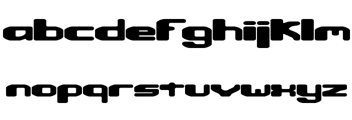 Macropsia BRK Font LOWERCASE