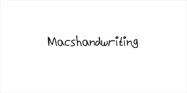 Macshandwriting Logo