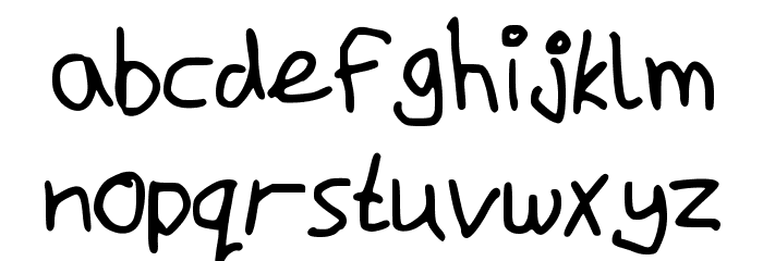Macshandwriting Font LOWERCASE
