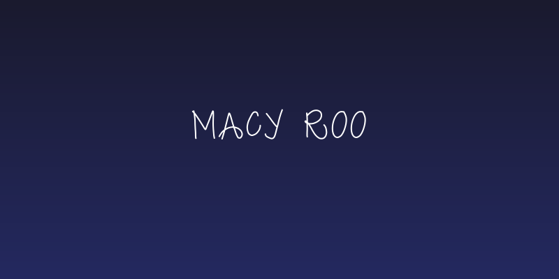 Macy roo Social Header