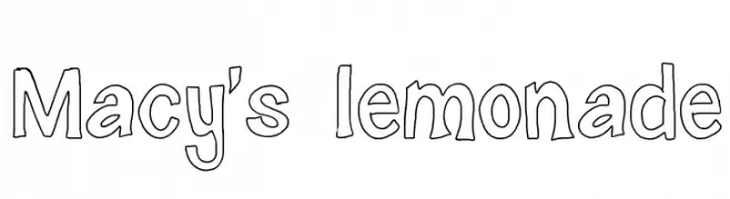 Macy's lemonade  font caratteri gratis