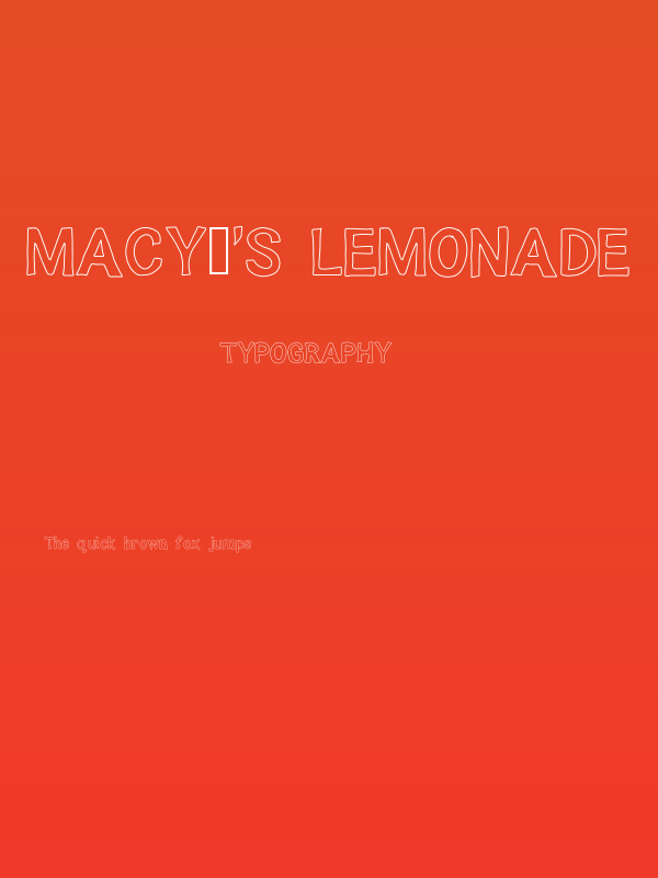 Macy's lemonade Poster