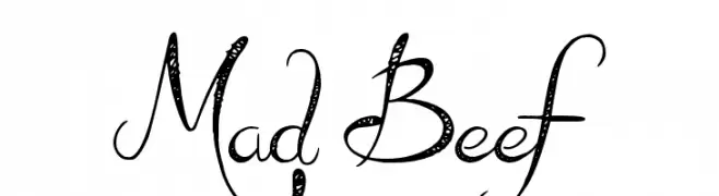 Mad Beef  Frei Schriftart Herunterladen