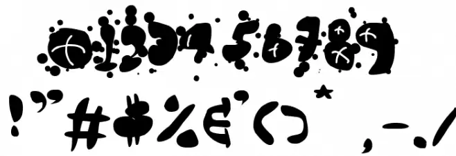 Mad Bubbles Font OTHER CHARS