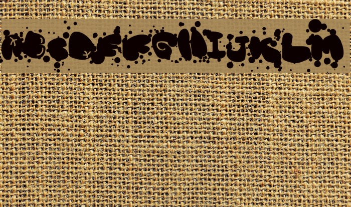 Mad Bubbles Font examples