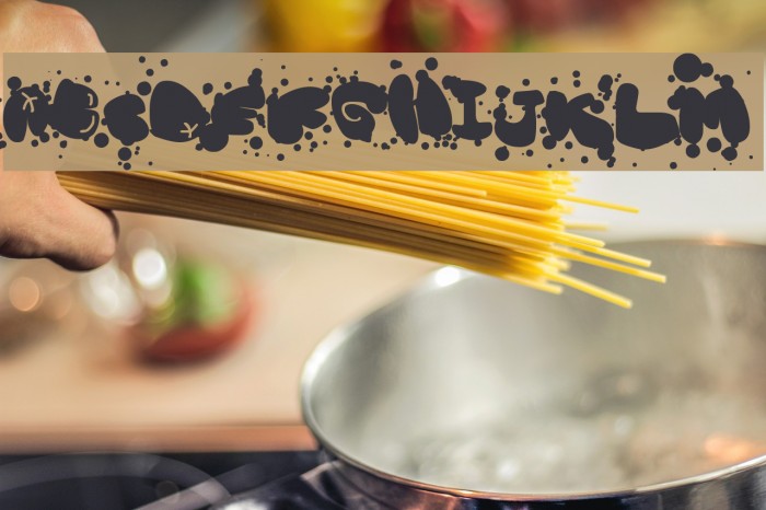 Mad Bubbles Font examples