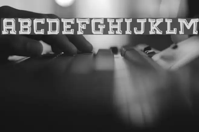 Mad College Font examples