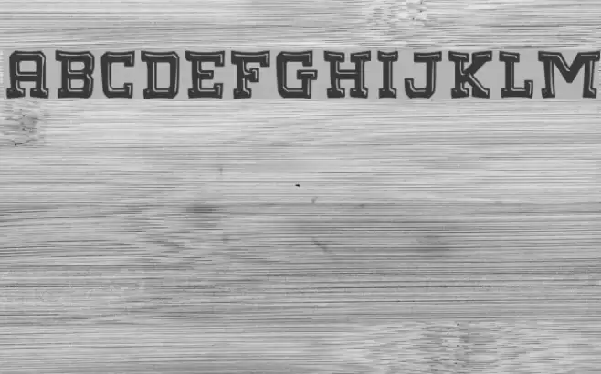 Mad College Font examples