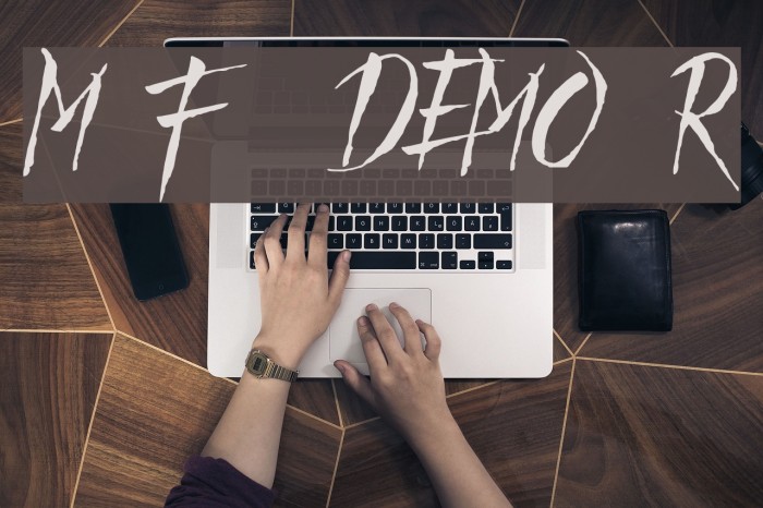 Mad Faith - DEMO Regular Font examples
