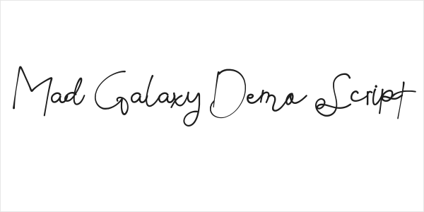 Mad Galaxy Demo Script Logo