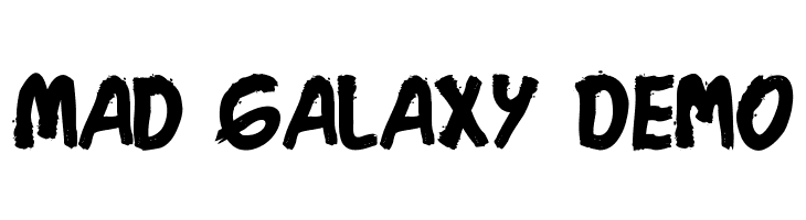 Mad Galaxy Demo  font caratteri gratis