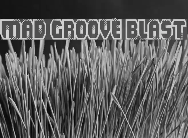 Mad Groove Blast Font examples
