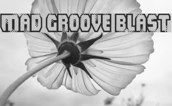 Mad Groove Blast Font examples