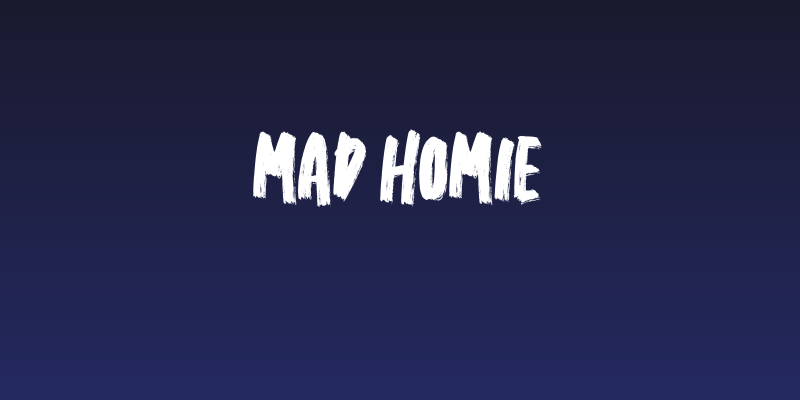 Mad Homie Social Header