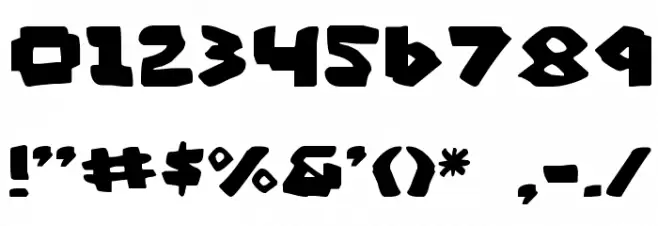 Mad Marker Font OTHER CHARS