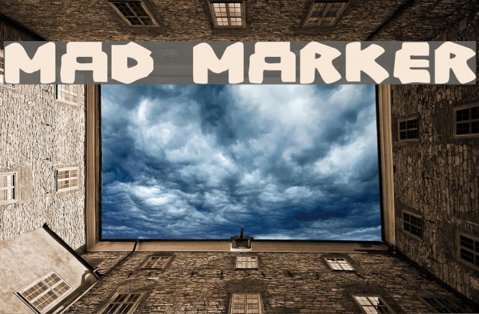 Mad Marker Font examples
