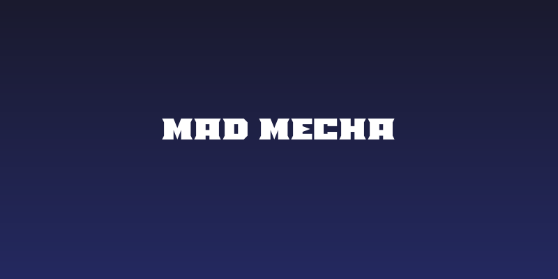 Mad Mecha Social Header