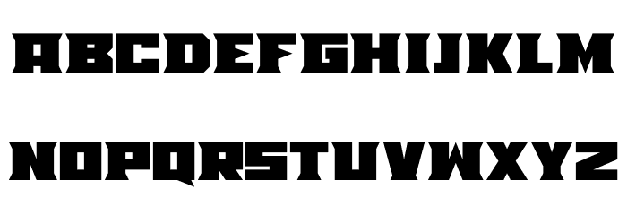 Mad Mecha Font LOWERCASE
