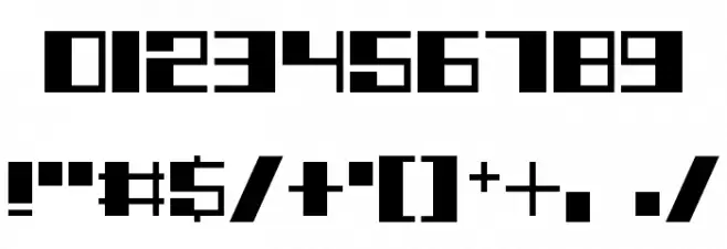 Mad Meka Font OTHER CHARS