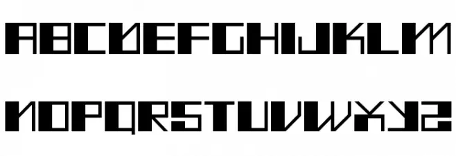 Mad Meka خط أحرف صغيرة