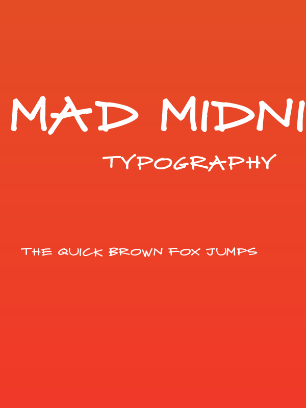 Mad Midnight Marker Poster