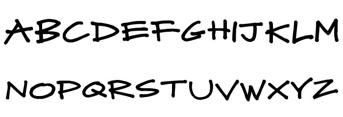 Mad Midnight Marker Font LOWERCASE