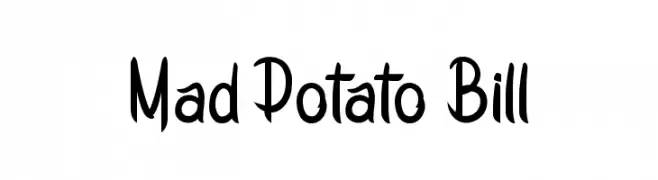 Mad Potato Bill  Frei Schriftart Herunterladen