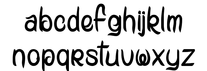 Mad Potato Bill Font LOWERCASE