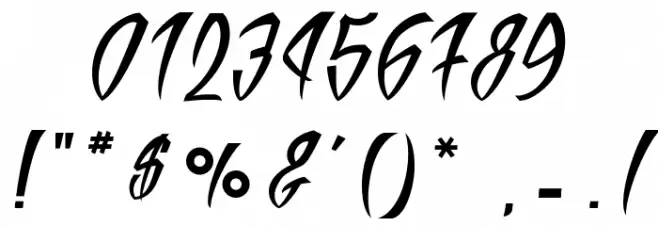 Mad Rats Font OTHER CHARS