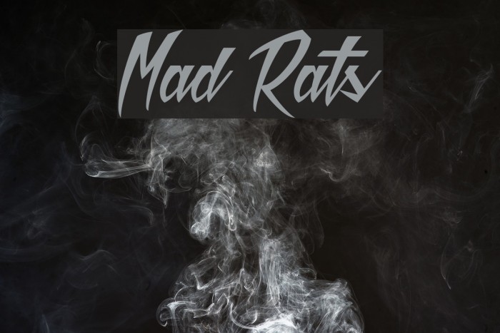 Mad Rats Font examples