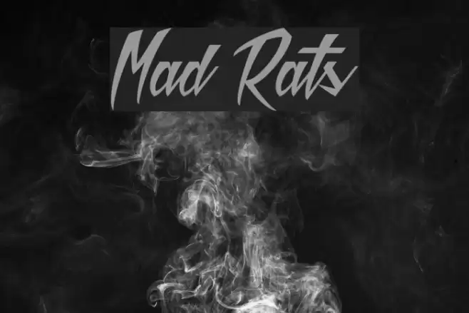Mad Rats Font examples