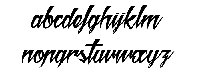 Mad Rats Font LOWERCASE