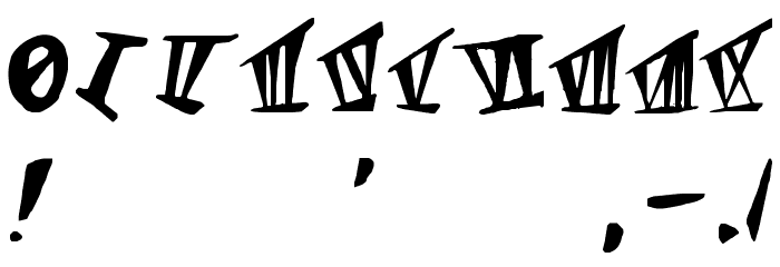Mad Somnambulist Font OTHER CHARS