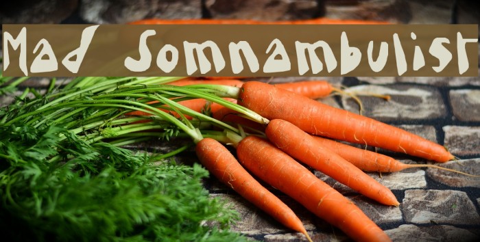 Mad Somnambulist Font examples