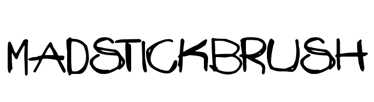 Mad Stick Brush  font caratteri gratis