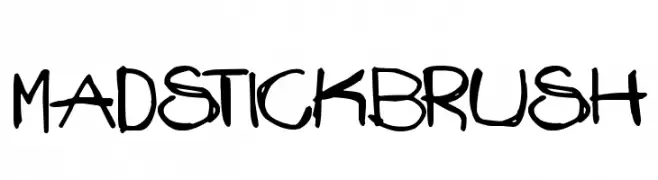 Mad Stick Brush  Descarca Fonturi Gratis