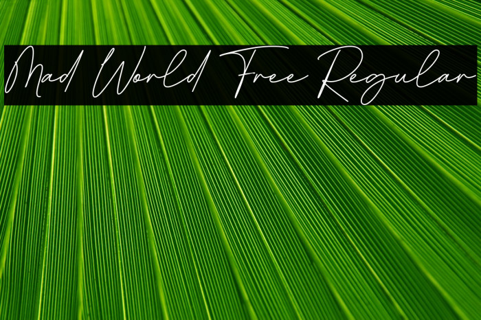 Mad World Free Regular Example 1