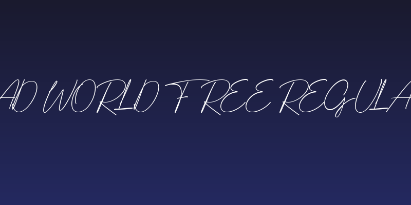 Mad World Free Regular Social Header