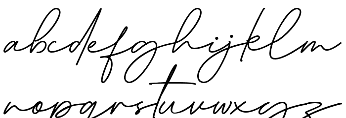 Mad World Free Regular Font LOWERCASE