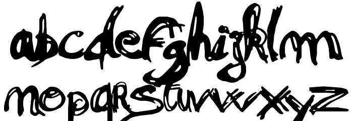 Mad a Fraf Font LOWERCASE