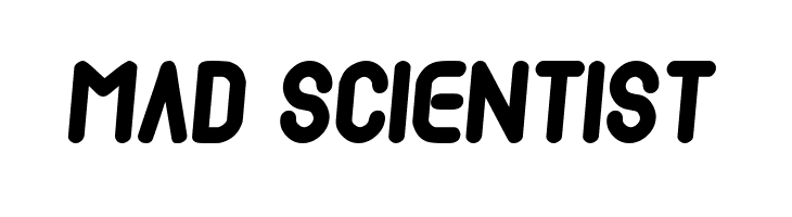 Mad scientist Font